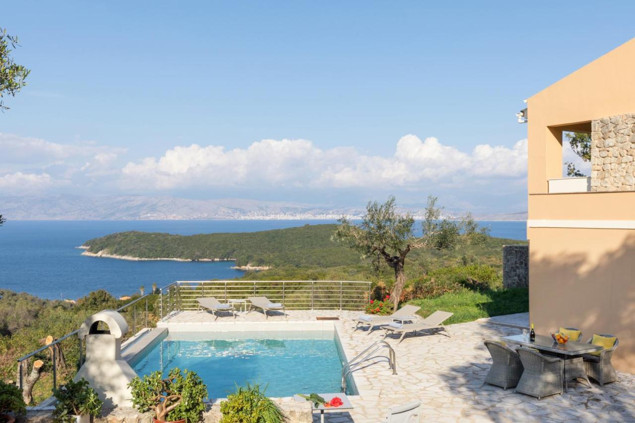 Villa Yellow Stone By Rodostamo Collection Kassiopi Exterior photo