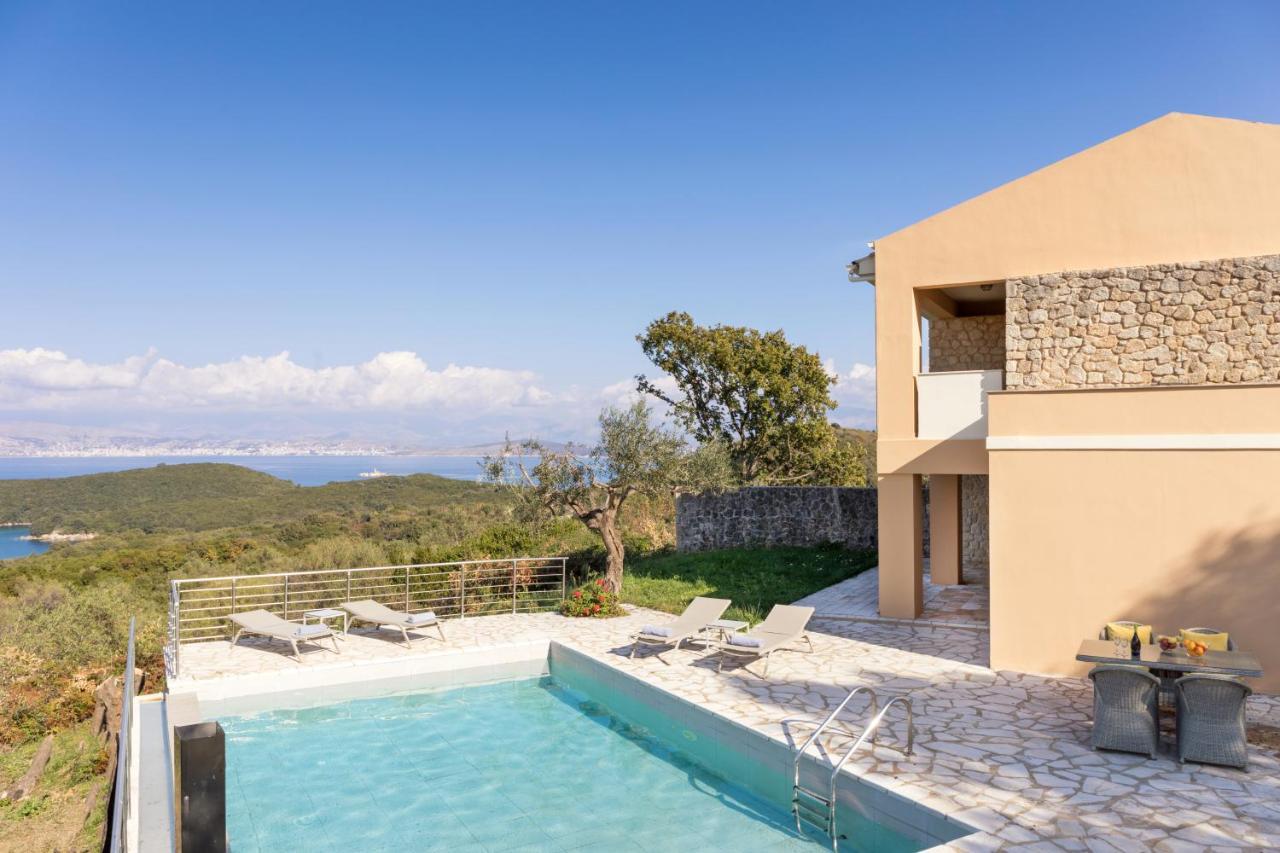 Villa Yellow Stone By Rodostamo Collection Kassiopi Exterior photo
